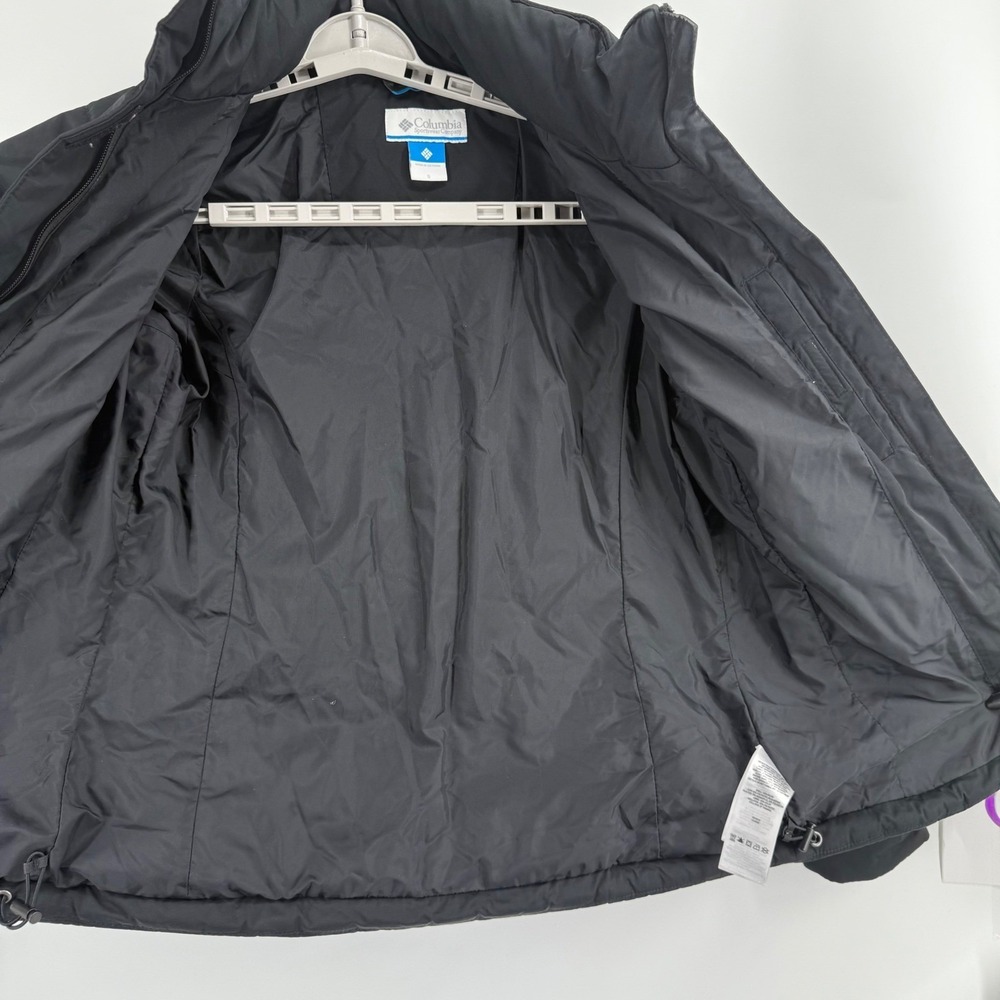 Columbia Omni Shield Puffer Jacket Womans Small Black Powder Lite Insulated Coat - Picture 6 of 13